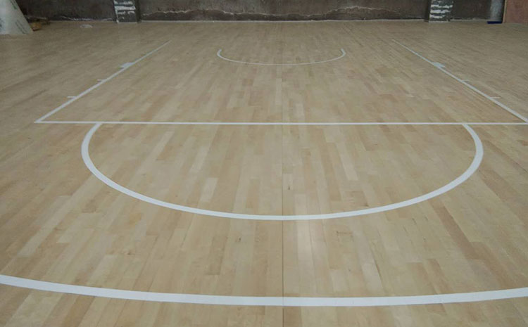 沁阳枫木篮球馆运动木地板高端定制