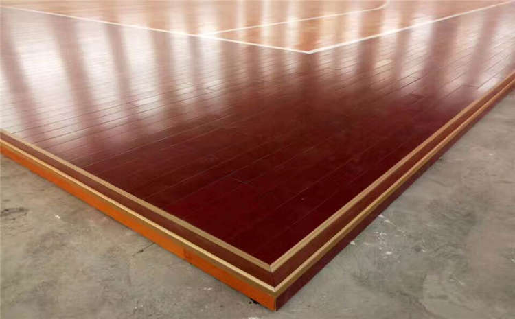 宁津枫桦木体育馆运动木地板品质优良
