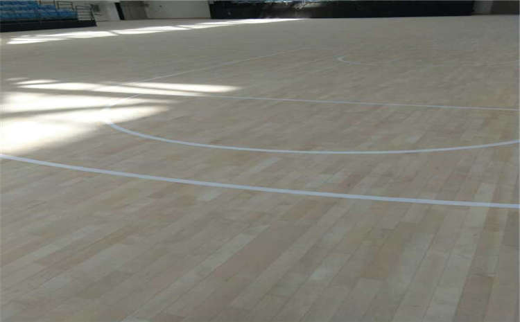 新野室内篮球馆运动木地板结构