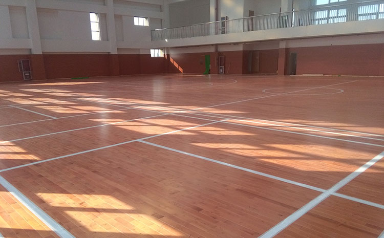 pvc篮球木地板促进了的运动场地的景观