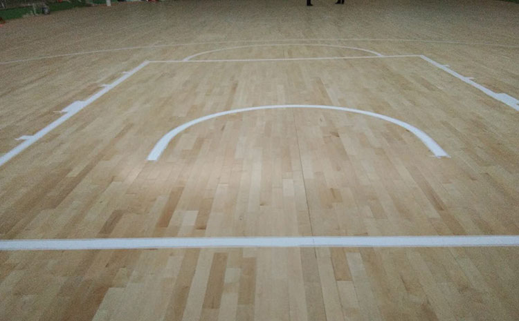 篮球木地板铺装