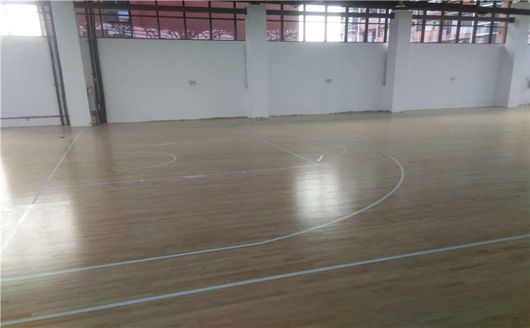 篮球场运动木地板厂家_篮球馆地板如何安装