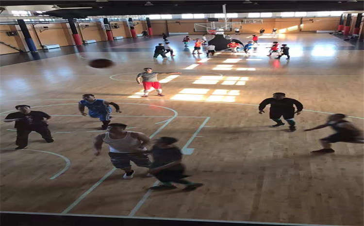室内体育场馆专业篮球运动木地板安装施工工艺及流程